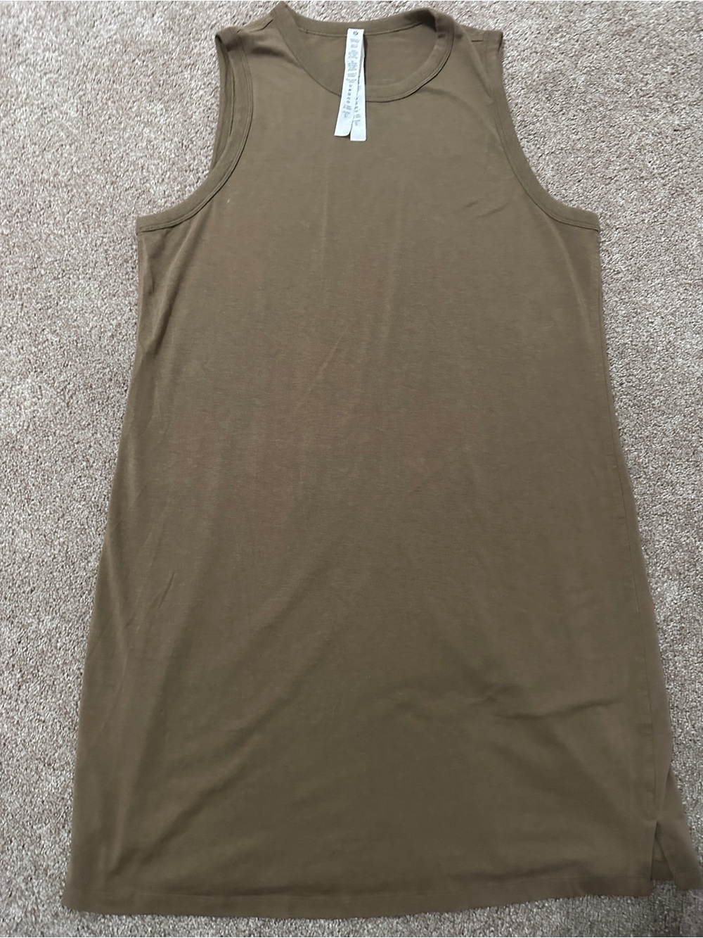 lululemon athletica Olive Sleeveless Tank Dress